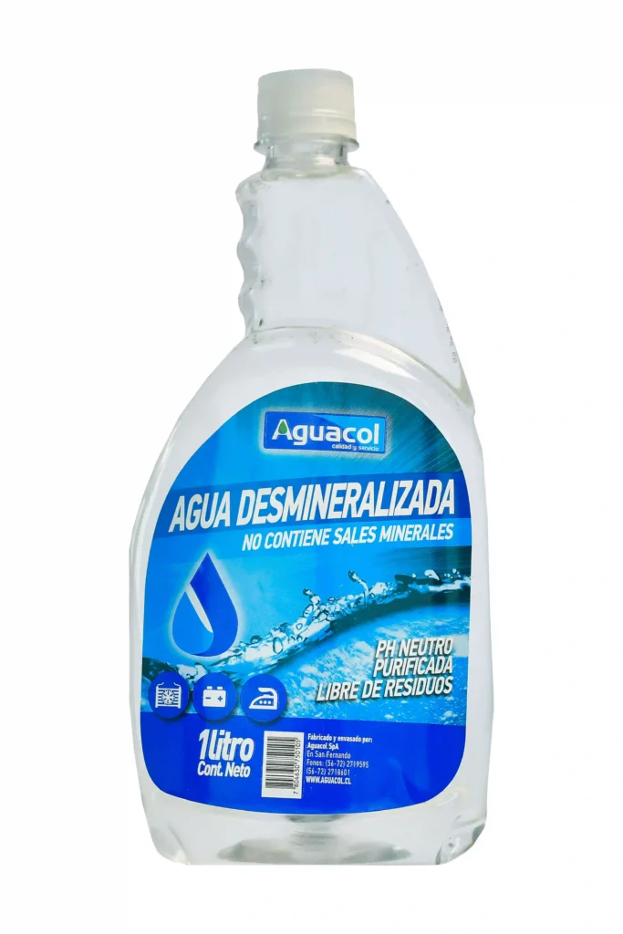 AGUA DESMINERALIZADA