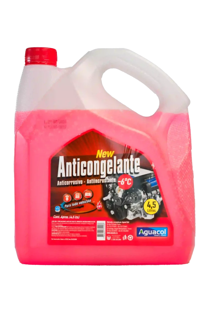 NEW ANTICONGELANTE -6 ROJO AGUACOL